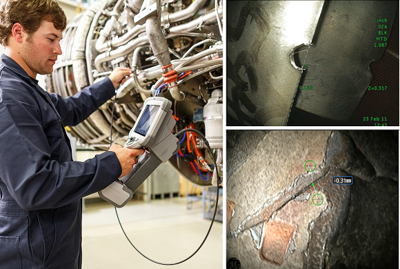 通過(guò)孔探圖像可以查找缺陷 通過(guò)孔探圖像可以查找缺陷